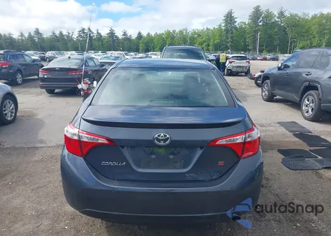 2016 Toyota Corolla S Plus from USA, damaged, VIN 2T1BURHE2GC631642